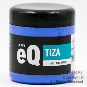 PINTURA TIZA EQ 421 AZUL ZAFIRO 200 CC X 3 UNIDADES